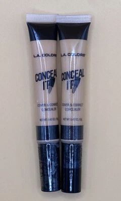 Lot Of 2 L.A. Colors Conceal It Cover & Correct Concealer (0.42oz) CC 566 Medium - Image 1 of 2