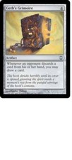 MTG 4X DARKSTEEL GETH'S GRIMOIRE NM MAGIC THE GATHERING CARD ARTIFACT ENGLISH