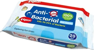 Anti-Bacterial Wet Wipes, Soft Pack, 20 Wipes - Picture 1 of 1