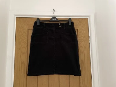 United Colors of Benetton Corduroy Straight Skirt Label 44 Fits UK 12 14 - Image 1 of 4