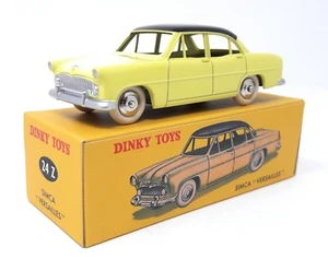 Dinky Toys by Atlas 1/43 Simca Versailles yellow black Model Car Metal # 24 Z - Picture 1 of 3