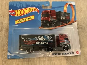 New Hot Wheels Track Stars Haulers Mercedes-Benz Actros Mattel - Picture 1 of 7