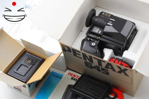 [MINT in BOX] Pentax 645 Medium Format Film Camera Body 120 Film Holder  JAPAN - Picture 1 of 21