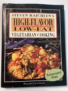 Vegetarian Cooking Steven Raichlen 1995 Hardcover SIGNED by cookbook’s author - Picture 1 of 9