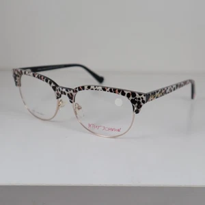 Betsey Johnson Eyewear ALL STAR LEO Leopardenmuster Brille Brillengestell 54-17-140mm - Bild 1 von 9