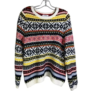 Old Navy Pullover Damen S Mehrfarbig Nordic Ski Pulli Landhaus Kern Oma - Bild 1 von 8