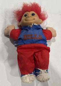 Vintage Good Luck Troll Buffalo Bills Football Team NFL 12” Doll Russ - Picture 1 of 8