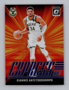 2024-25 Donruss Optic #22 Giannis Antetokounmpo Express Lane Holo Purple - Picture 1 of 2