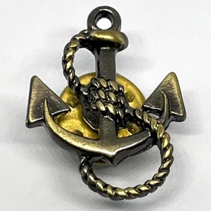 Anchor Pin Badge Ship Boat Sailor Sea Symbol Hope Stability Gift For Loved One - Picture 1 of 2
