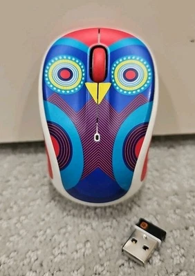 Logitech M325 M325C OLIVIA OWL Wireless USB Mouse w/ Receiver EUC - Image 1 of 4