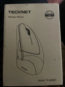 TeckNet Ergonomic Wireless Vertical Mouse TK-MS007 With Adjustable DPI & USB Rec - Picture 1 of 1