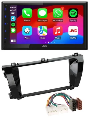 JVC Bluetooth 2DIN MP3 DAB USB Autoradio für Toyota Corolla (ab 2014) - Bild 1 von 4