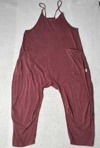 FP MOVEMENT Hot Shot Jumpsuit In Bitter Chocolate Size Large One Piece - Picture 1 of 7