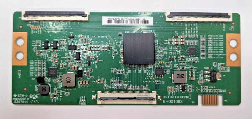 TOSHIBA 50QF5D53DB 50" SMART TV T-CON CONTROLLER BOARD HF500QUBF20 ORIGINAL - Image 1 of 1