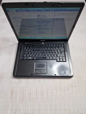 Dell Vostro 1000 15.4" Laptop AMD Mobile Sempron 3600+  No HDD power on tested  - Image 1 of 4