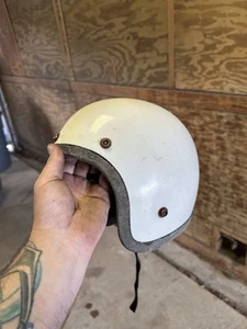 Vintage Chopper Helmet Harley Knucklehead Panhead Shovelhead Out Law - Bild 1 von 13