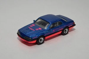 B72 1:67 MATCHBOX FORD T-BIRD THUNDERBIRD TURBO COUPE MET. BLUE NMINT COND. - Picture 1 of 9