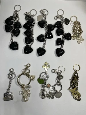 Lote de 10 Llaveros Kathy Van Zeeland Dije Para Mujer Y2k Plata Oro Bolso Cartera Foto 1 de 4