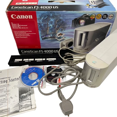 Canon CanoScan FS 4000 US  35mm photo system film scanner - Image 1 of 4