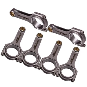 H-Beam Connecting Rods For BMW 3 5 Series M20 M20B27 325e 2.7L 6cyl 130mm ARP - Picture 1 of 17
