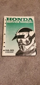 HONDA 86-95 XR250R XR 250 OEM SERVICE MANUAL 61KT109  - Bild 1 von 6