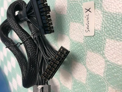 Antec Signature Platinum ST1000  18 PIN 10 PIN TO 24 PIN MOTHER BOARD PW CABLE - Image 1 of 4