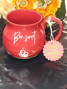 BEE SWEET Global Design Connections Valentinstag Keramik KAFFEETASSE 18 flüssige Unzen Geschenk - Bild 1 von 8
