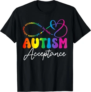 Autism Awareness Acceptance Infinity Symbol Advocate Educate - Picture 1 of 4