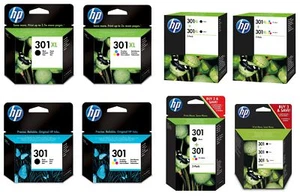 Oryginalne wkłady atramentowe HP 301 do Deskjet 2050 1050 2510 2540 Envy 4500 5530 - Zdjęcie 1 z 13