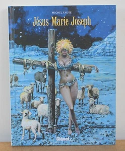 Jésus Marie Joseph Michel Faure 2001 EO Dessin Hommage Signé - Bild 1 von 7