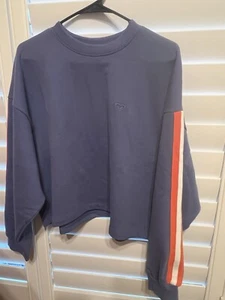 Roxy Sweatshirt Bright Lights Solid Color With White And Orange SZ LG - Picture 1 of 4