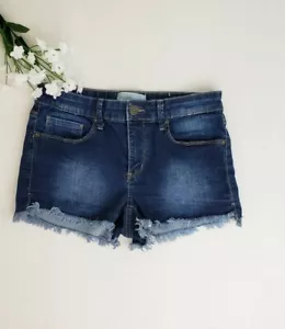 Womens Mudd FLX Stretch Distressed Denim Shorts Junior Size 9 - Picture 1 of 10