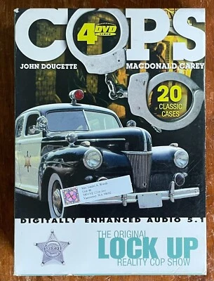 Cops The Original Lock Up Reality Cop Show 20 Classic Cases DVD Doucette Carey - Image 1 of 4