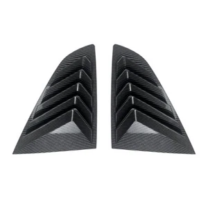 Carbon Style Rear Window Quarter Louver Vent Covers For BMW 2-Sereis F44 2020-23 - Picture 1 of 7