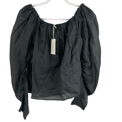 Top Billow Marco Fuera del Hombro Talla Pequeña Negro Mangas Largas $328 Foto 1 de 4