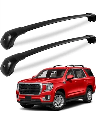 330lbs Roof Rack Cross Bars Chevrolet Suburban 2021-2024 Tahoe GMC Yukon - Image 1 of 4
