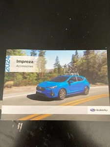 2024 Subaru Impreza Accessories Original Sales Brochure 30 Pages - Picture 1 of 1