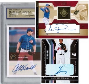 CERTIFIED Autograph Baseball Card Brewers Cubs Indians Rangers ++ READ DISCOUNTS