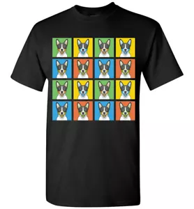 Rat Terrier Cartoon PopArt T-Shirt Tee, Men Women's Youth Tank Short Long Sleeve - Picture 1 of 9