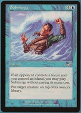 Submerge Nemesis NM Blue Uncommon MAGIC THE GATHERING CARD (ID# 232121) ABUGames