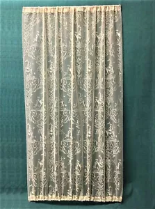 60" x 72" French Door Majestic Ecru Window Side Light Curtain Patio Sun Room - Picture 1 of 6
