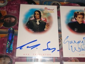 Women of Star Trek Voyager HoloFEX Carolyn Seymour A10 autograph card