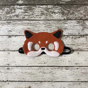 Red Fox Felt Mask - Picture 1 of 3