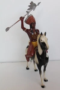 Vintage 1950's / 1960's Lido Chief Red Cloud Plastic Horse Toy - Picture 1 of 24