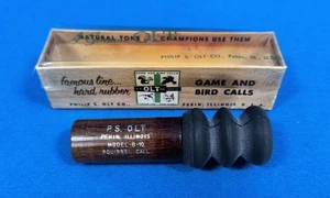 Vintage PS Olt B-10 Squirrel Call & OVP Pekin Illinois PS Olt - Bild 1 von 4