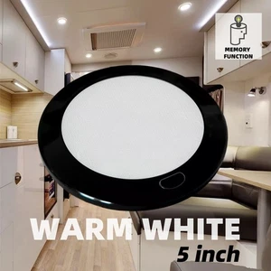 Luz de techo con panel LED 12V 5" ultra delgada regulable blanco cálido - Imagen 1 de 9