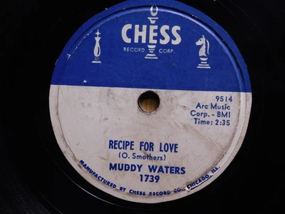 Muddy Waters Blues 78 Recipe For Love bw Tell Me Baby on Chess 1739 - Imagem 1 de 4