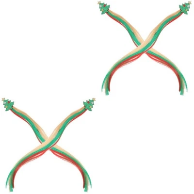  Confezione 2 Extension Capelli Fermagli Capelli Bambina Accessori Per Accessori - Immagine 1 di 4