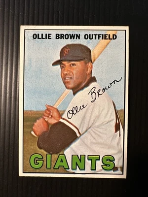 1967 TOPPS #83 OLLIE BROWN SAN FRANCISCO GIANTS EX *Hot Corner Vintage* - Image 1 of 2