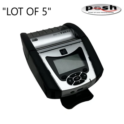 Lot of 5 - Zebra QLN320 Thermal Printer Handheld Printer - W/ battery included! - Image 1 of 4